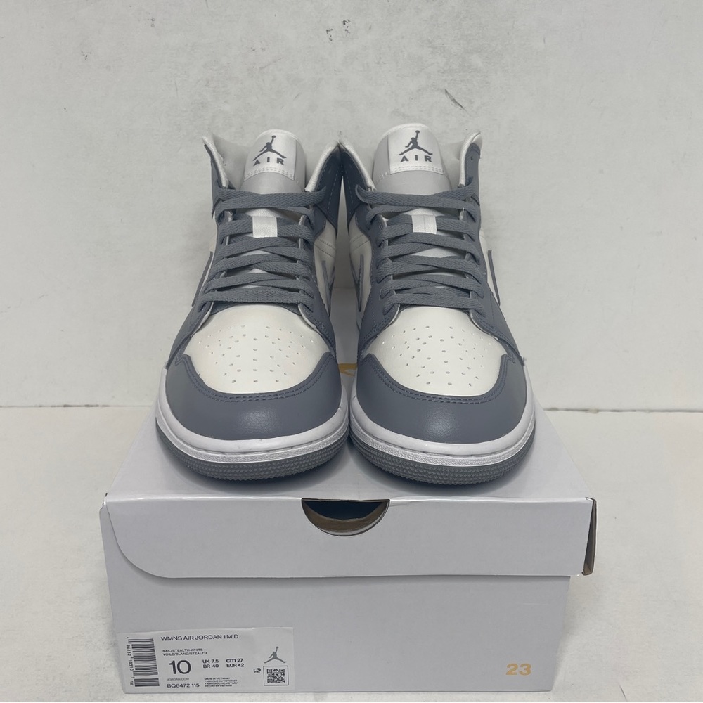 Nike Air Jordan 1 Retro Mid WMNS “Stealth” 2022 - Picture 2 of 4